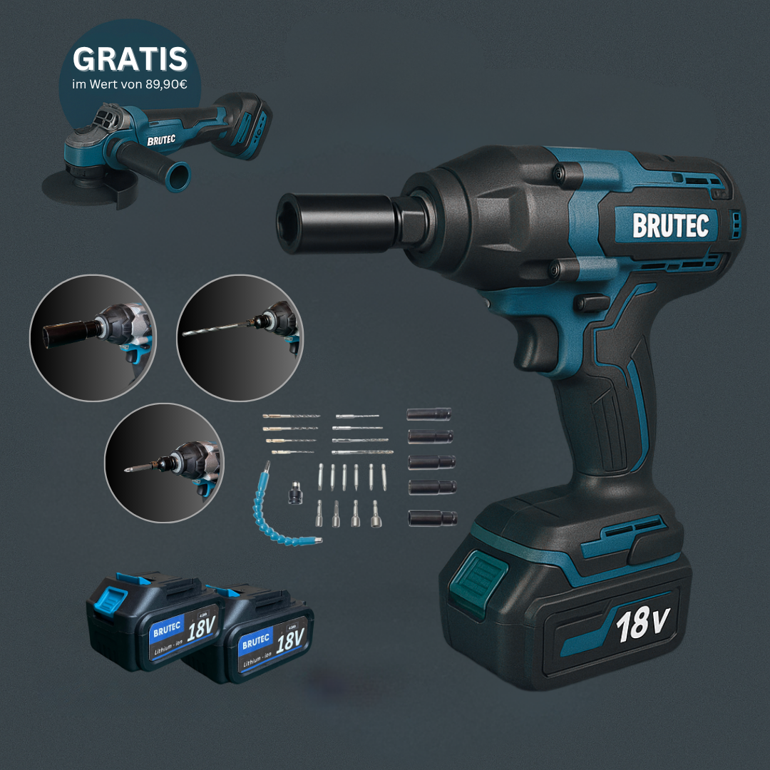 BRUTEC - AKKU SCHLAGSCHRAUBER 18V | 1000 NM