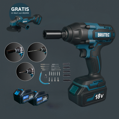 BRUTEC - AKKU SCHLAGSCHRAUBER 18V | 1000 NM